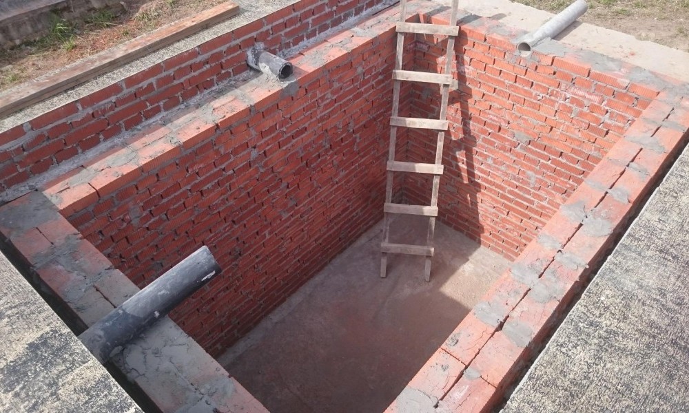 Погреб из кирпича