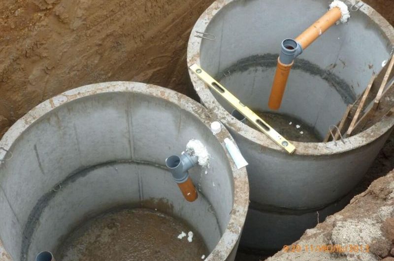 Будівництво септика з бетонних кілець