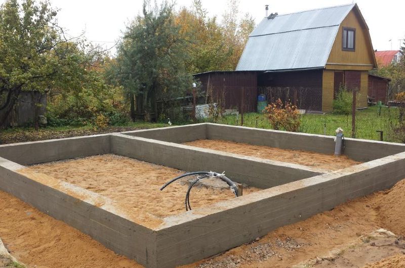 Строительство ленточного фундамента Киев