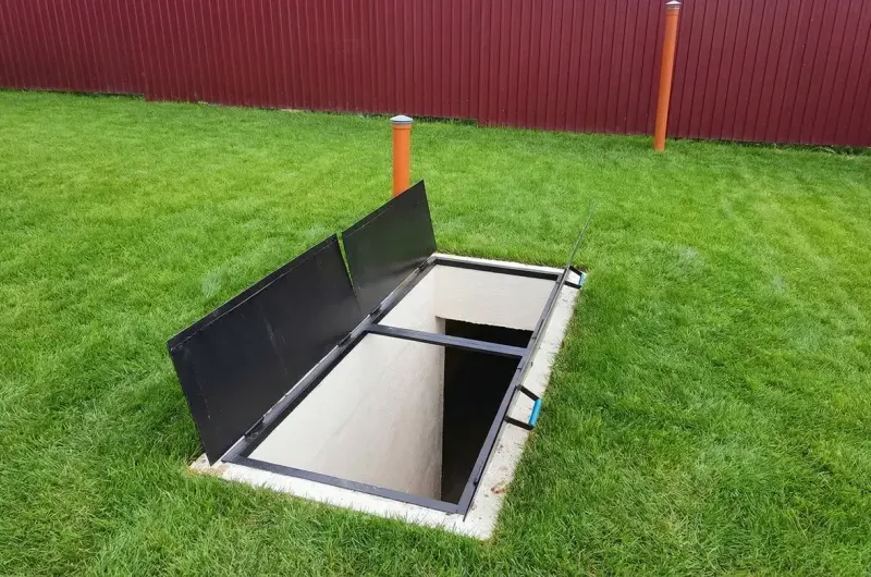 Строительство погреба в труднодоступном месте